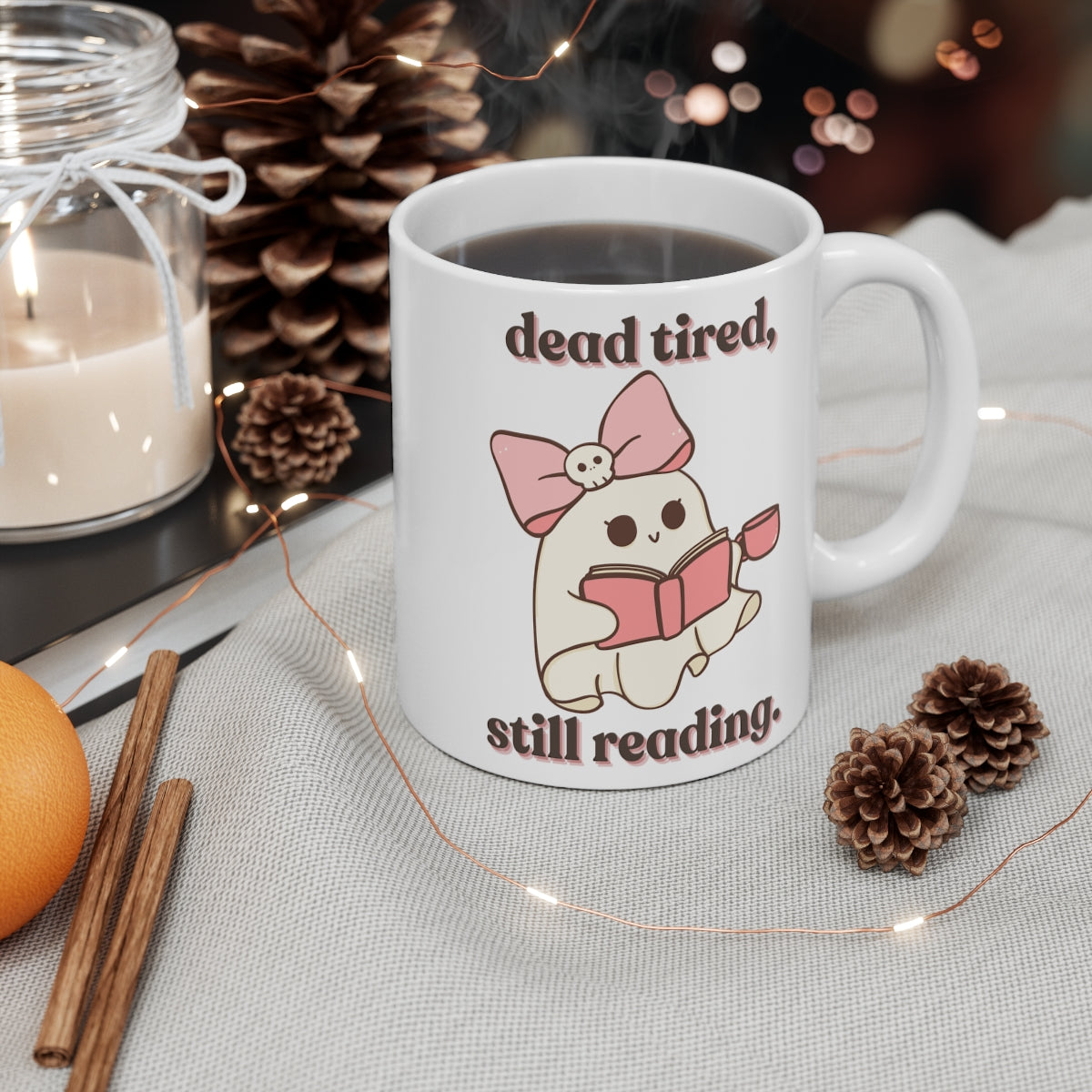 Dead-Tired-Still-Reading-Mug--BookTok-Gift--Book-Lover-Mug--Cute-Ghost-Reading-Gift-04