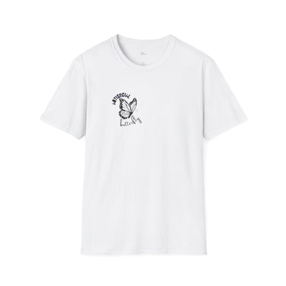 Antisocial Butterfly T-Shirt | Introvert Gift | Funny Selectively Social Shirt | Hermit Mode