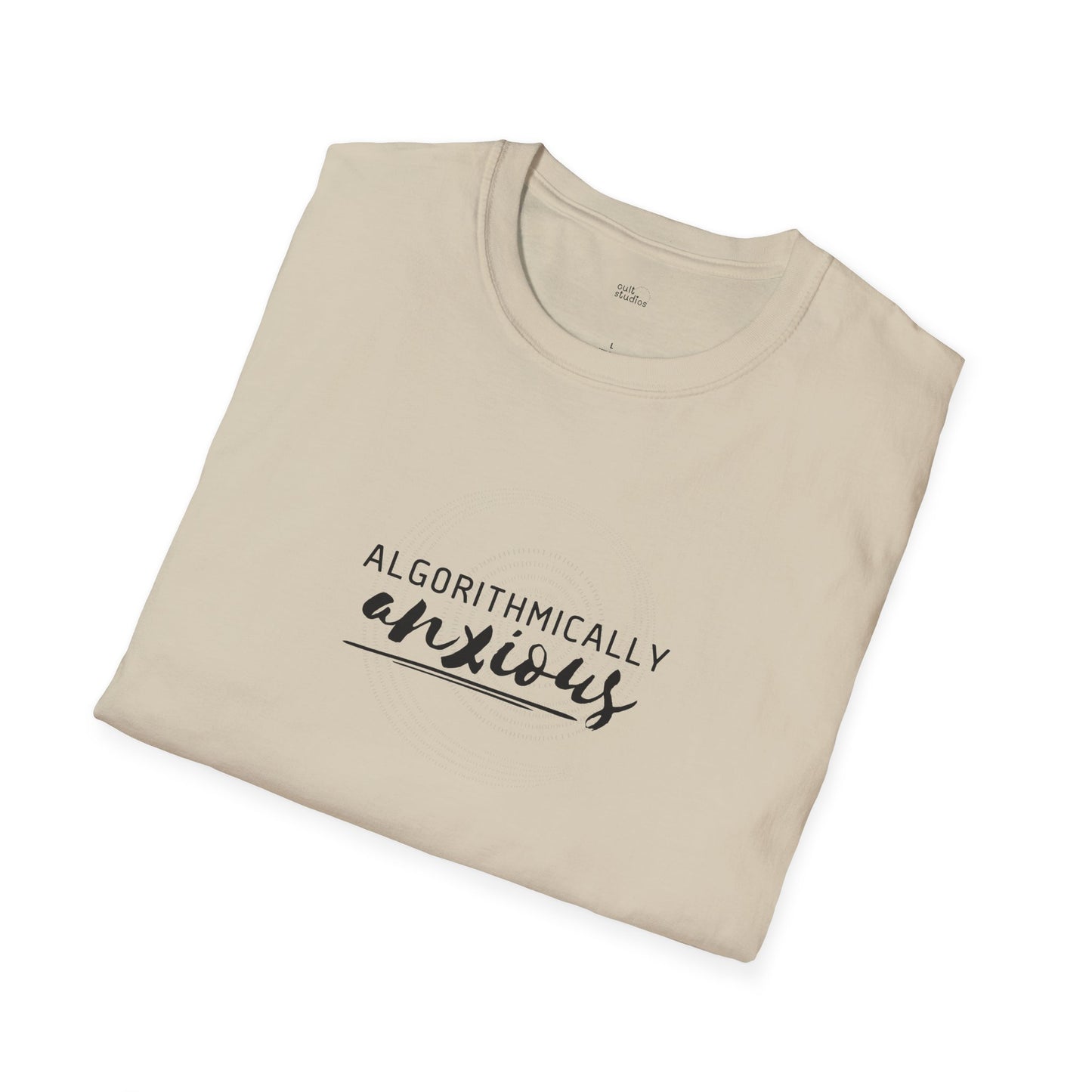Algorithmically Anxious T-Shirt | Funny Anxiety Shirt | Social Media Humor | Doom Scrolling Gift