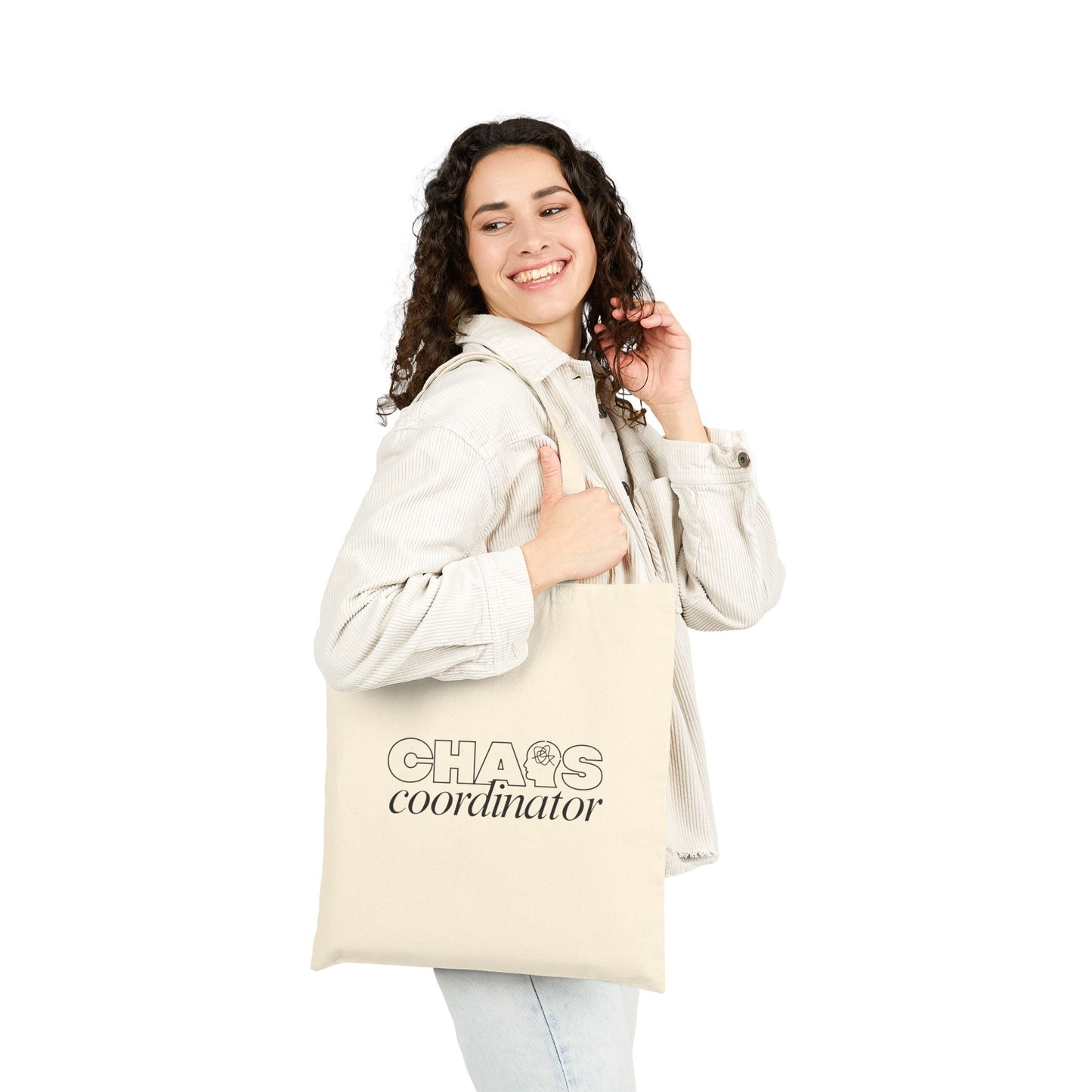 Chaos Coordinator Tote Bag | Teacher Gift | Project Manager Bag | Funny Mom Dad Gift | Work Tote