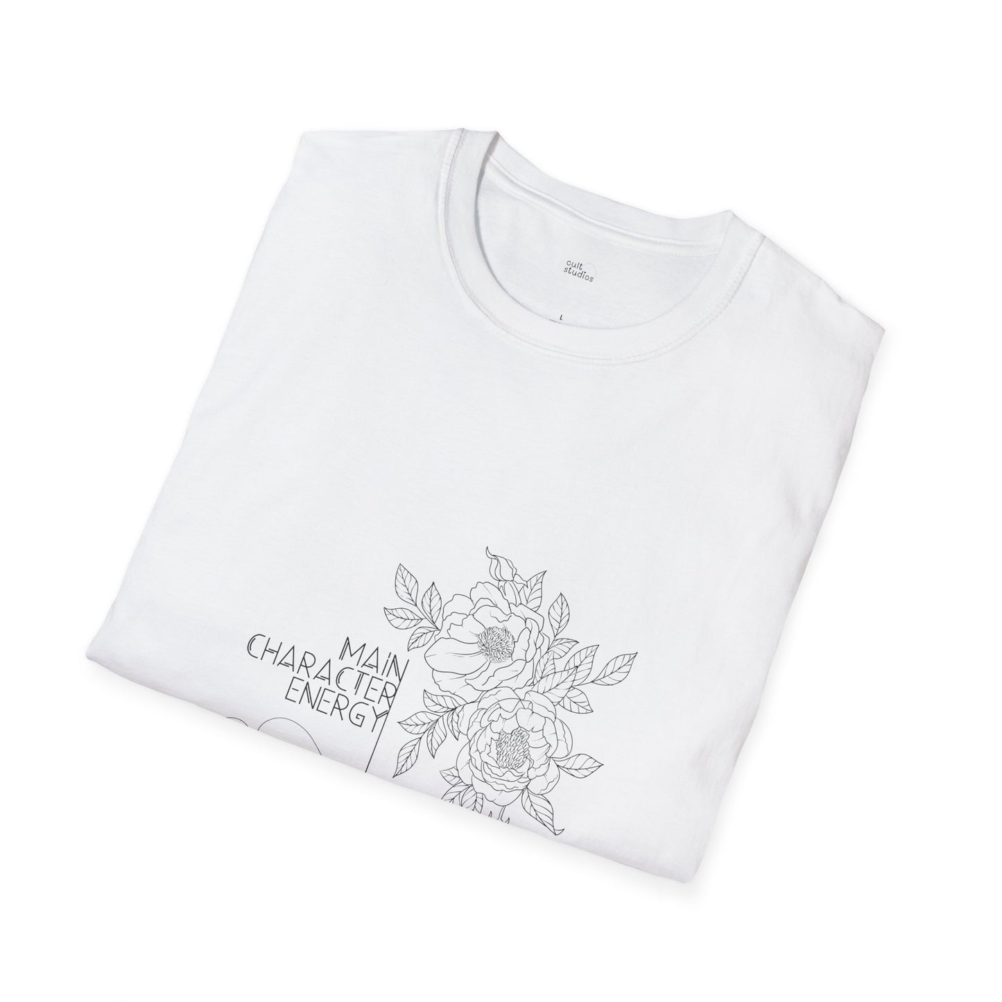 Main Character Energy NPC Execution T-Shirt | Gamer Humor | Self-Aware Gift | Line Art Design