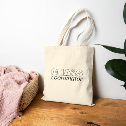 Chaos Coordinator Tote Bag | Teacher Gift | Project Manager Bag | Funny Mom Dad Gift | Work Tote