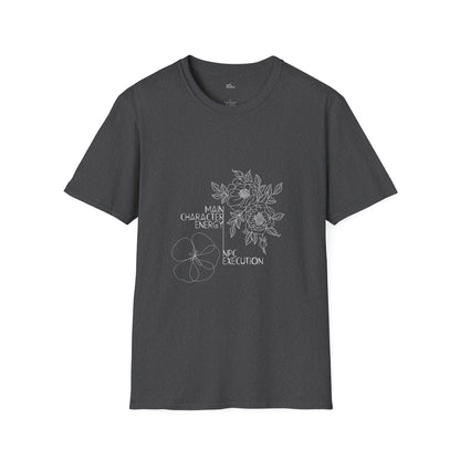 Main Character Energy NPC Execution T-Shirt | Gamer Humor | Self-Aware Gift | Line Art Design