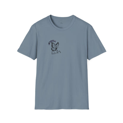 Antisocial Butterfly T-Shirt | Introvert Gift | Funny Selectively Social Shirt | Hermit Mode