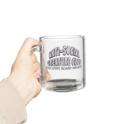Anti-Social-Creature-Club-Glass-Mug--Executive-Board-Member--Clear-Glass-Coffee-Mug--Introvert-Gift-02