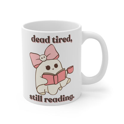 Dead-Tired-Still-Reading-Mug--BookTok-Gift--Book-Lover-Mug--Cute-Ghost-Reading-Gift-01