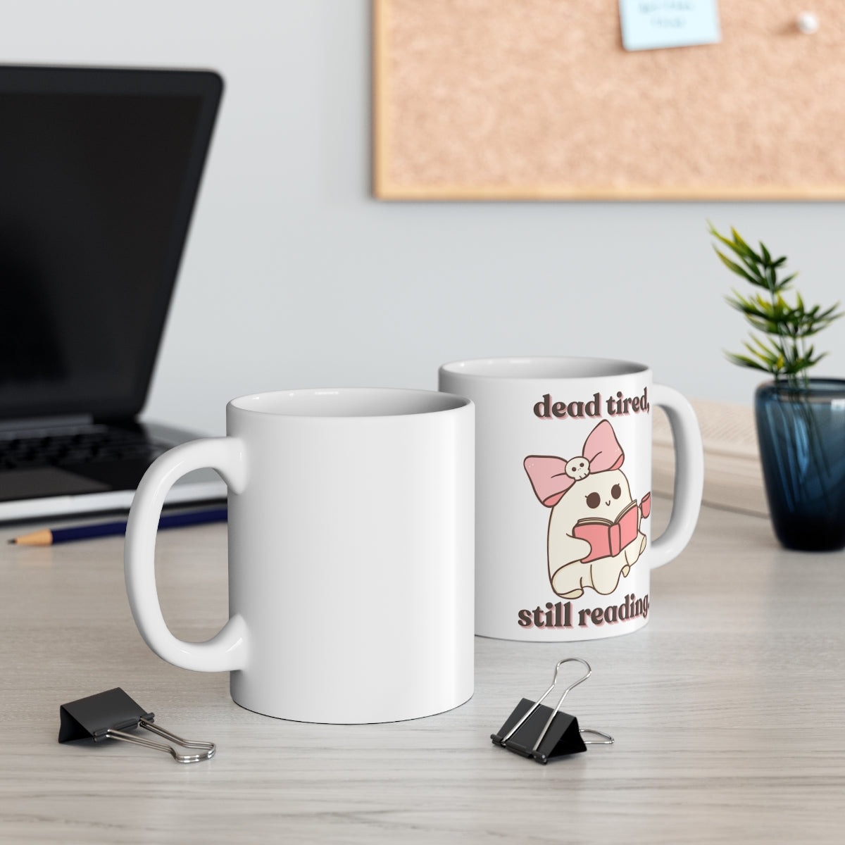 Dead-Tired-Still-Reading-Mug--BookTok-Gift--Book-Lover-Mug--Cute-Ghost-Reading-Gift-02
