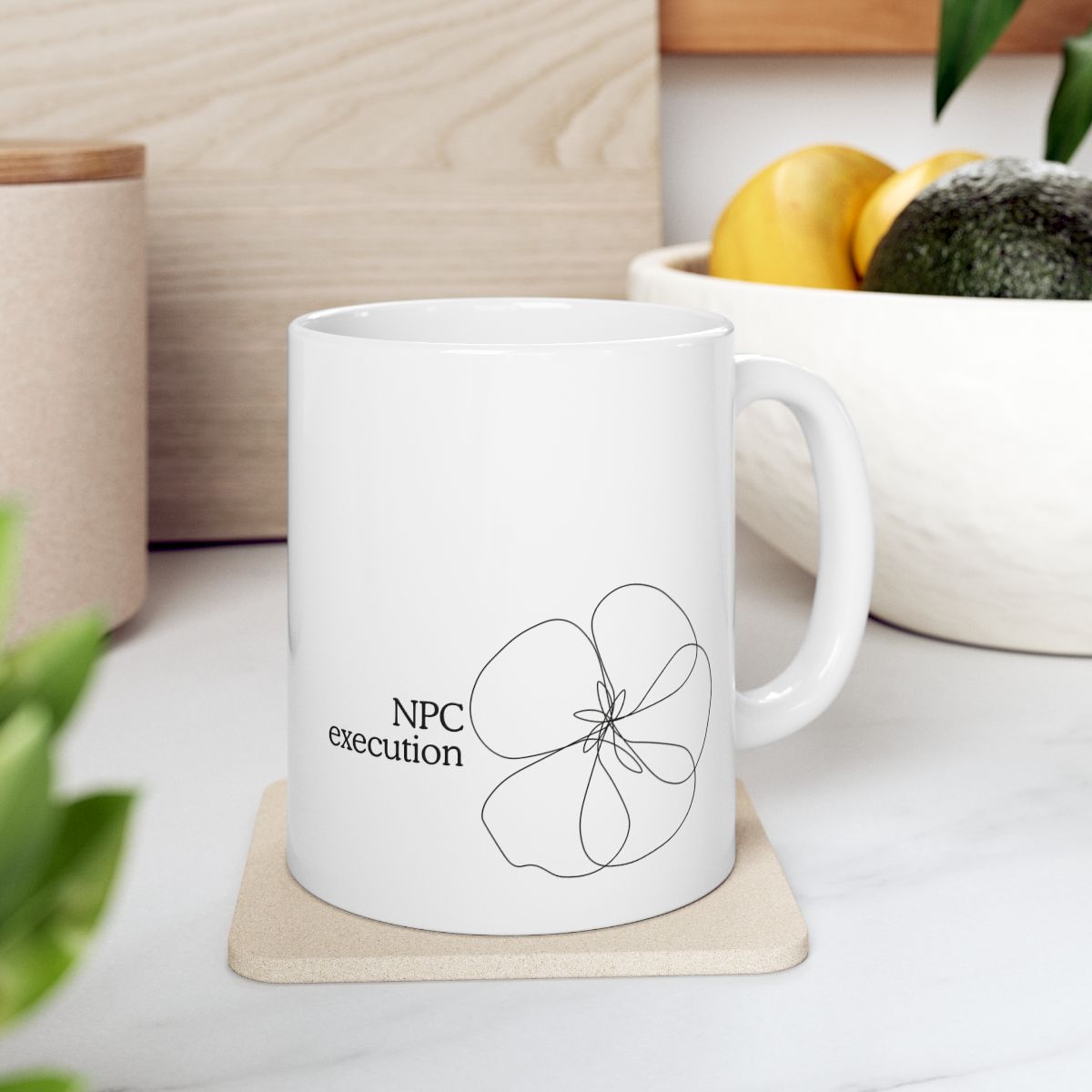 Main-Character-Energy-NPC-Execution-Mug--Gamer-Gift--Self-Aware-Humor--Line-Art-Floral-Mug-09