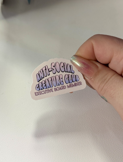 Professional Burnout Sticker Sheet | Work Humor Kiss-Cut Stickers